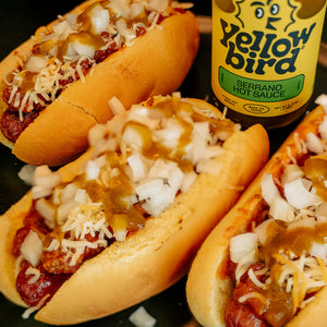 Serrano Chili Cheese Dogs