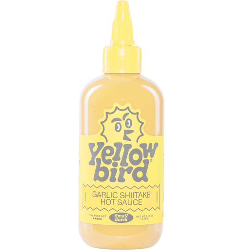 Yellowbird Garlic Shiitake Hot Sauce 9.8 oz.