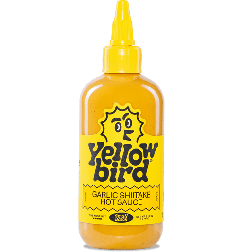 Yellowbird Garlic Shiitake Hot Sauce 9.8 oz.